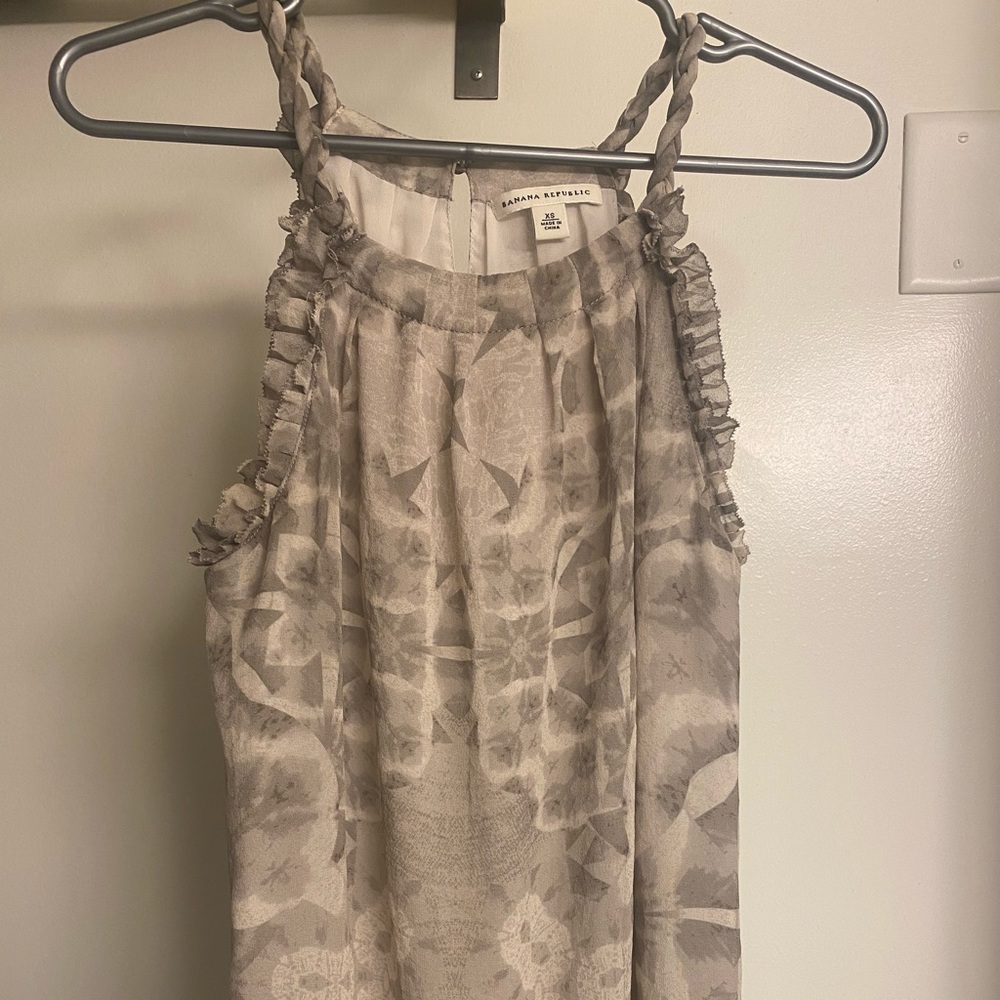 Banana Republic Braided Halter Shell